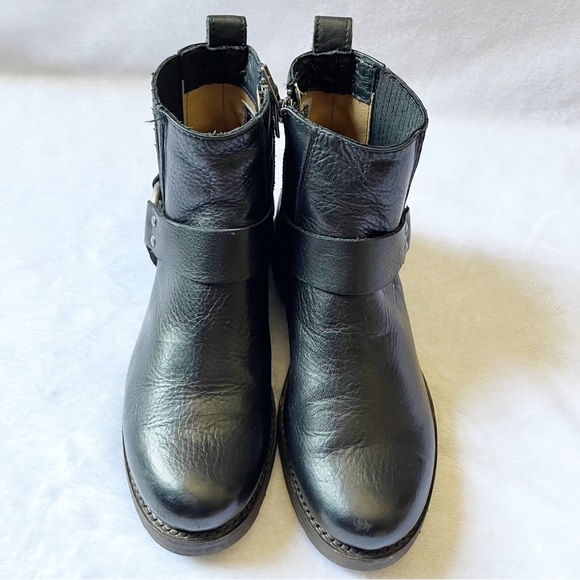 Frye Veronica Harness Chelsea Boot Black Sz 6.5 Cavalry - Picture 6 of 10
